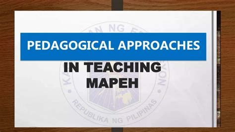 Creative approach to teaching MAPEH .
